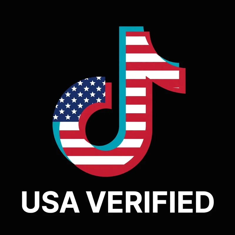 TikTok dos EUA verificada por número, com 2FA e 2 dias de garantia